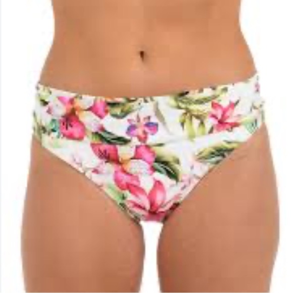 NEW! La Blanca Floral Bikini Bottom - Picture 2 of 11